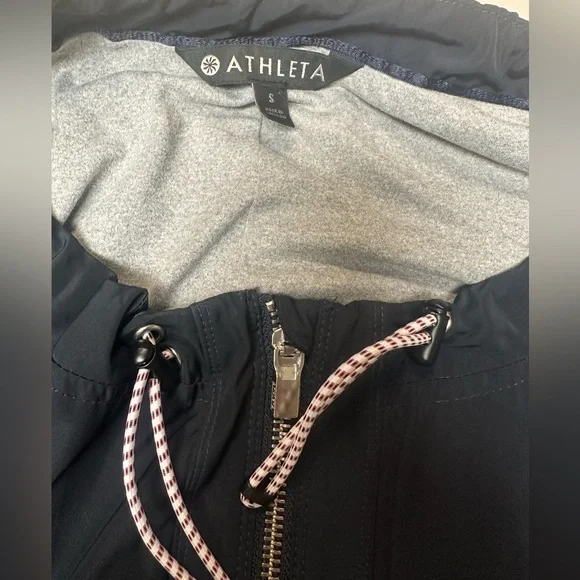 Athleta Black Bomber Jacket for Women - Picture 13 of 16